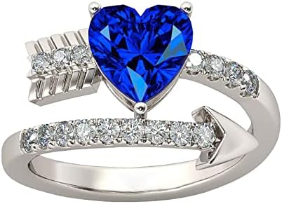 2023 Нова личност креативна loveубов со дијамантски прстен за венчавки за венчавки за жени