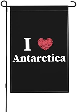 Го Сакам Знамето На Градината На Антарктикот 12х18во Внатрешен Надворешен Банер За Бекорација
