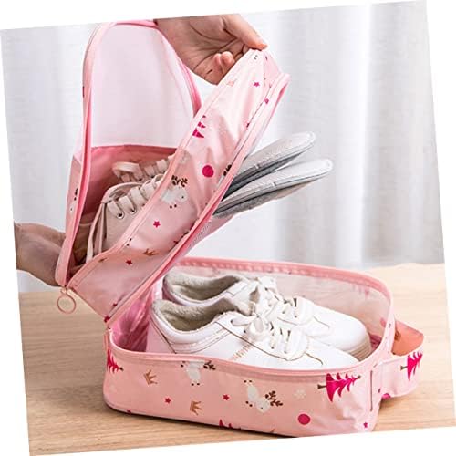 Вемун Торба За Чување Патувања Розова Организаторска Торба За Чување Патнички Чевли Торба За Чување Чевли Торбичка За Сортирање Чевли Торбичка