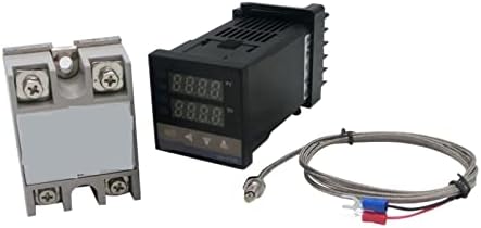 Дигитален PID контролер на температурата Термостат C100 Тип k Термокупарска сонда SSR реле за контролна температура на грејачот