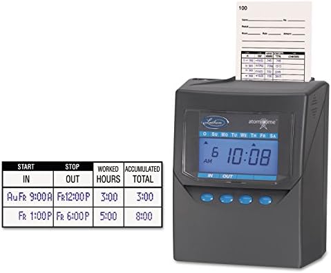 LATHEM TIME 7500E Тотализирање на рекордер, сива, електронска, автоматска