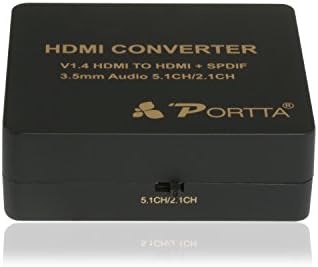 Порта 4ПЕТА В1. 4 HDMI ДО HDMI И Аудио Екстрактор И Конвертор 4K-2K