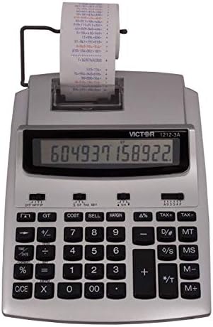 Виктор 1212-3A 12 Дигитален калкулатор за комерцијално печатење