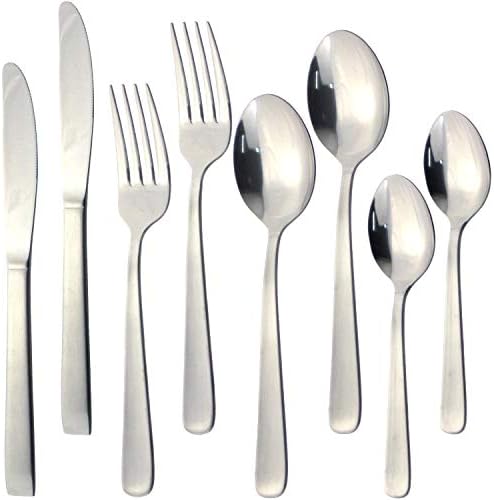 Сет за јадење за вечера на Нагао Цубам, нож, лажица, вилушка, лажичка, 18-0 не'рѓосувачки челик, сет од 4 парчиња, за 1 лице, безбедна машина за миење садови, направена во ?