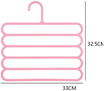 Закачалки за палто, закачалки за облека, мултифункционални 5 слоеви панталони за закачалки за закачалки панталони за складирање на решетки за