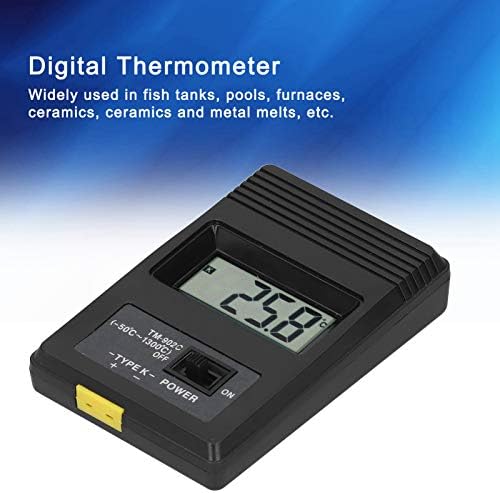 Дигитална Температура, Отпорност На Удар Мерач На Издржливост Лцд Екран На Животната Средина Термометар, Алатка За Мерење Tm902c Метар Дигитален Термометар