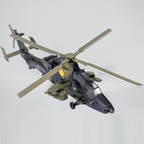 Csyanxing 1:72 Metal EC665 Helicopter Airplane модели Симулација на воени хеликоптери модели со држач за приказ