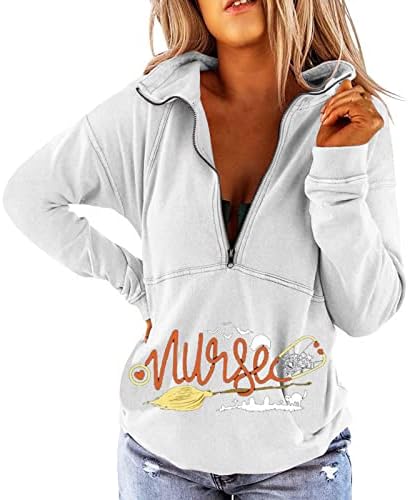 Zip Up Hoodie Women, женски памучен плетен долги ракави со лесни врвови за џемпери на туники