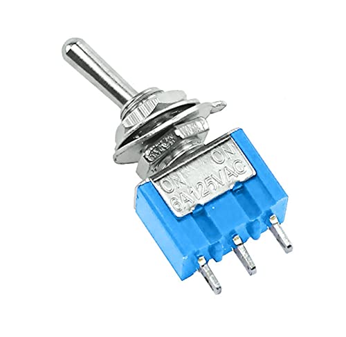 Switch Switch Mts-103 на Pury 10 PCS MTS-103 ON/OFF/ON PDT MTS-102 ON/ON 3 PIN 6A 125VAC/3A 250VAC MINI SWITCH SWITC