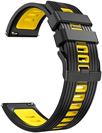 BneguV силиконски ленти за ленти за Ticwatch Pro 3/3 GPS LTE Smart Watchband 22mm нараквици на нараквицата за нараквици за Ticwatch Pro 2020 S2 E2 Correa