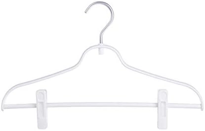 Hangers YQ Whjb со клипови, мултифункционална браздата без пластични костуми со закачалки за вртење за панталони за палто, прилагодливи