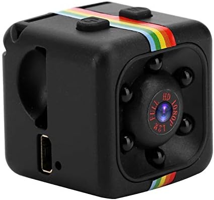 Sutinna Mini Camera, HD 1080p ноќно гледање камера за прегледување на камера 12MP камера за откривање на камера за видео рекордер Преносен рачен DV DC спортски фотоапарат, стандард?