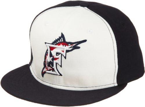 MLB Florida Marlins 2011 Stars and Stripes 59fifty капа, бела/морнарица