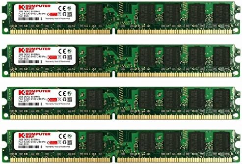 KOMPUTERBAY 8 GB DDR2 800MHz PC2-6300 PC2-6400 DIMM десктоп меморија со полупроводници Samsung
