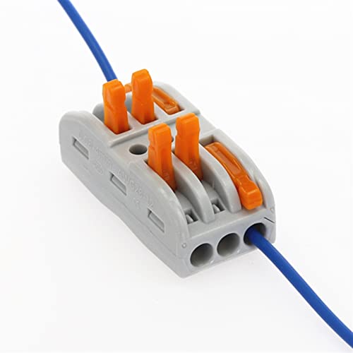 Конектор за кабел за кабел за жици на Neyens SPL-3 32A/250V проводнички терминален блок навалка за раздвојување 0,08-2,5мм