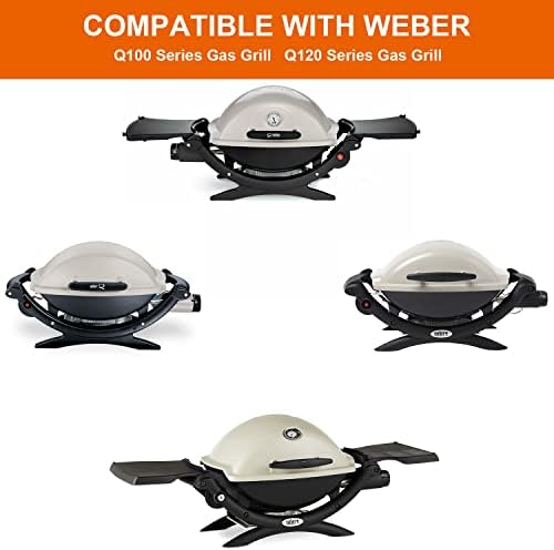 Регулатор на вентили за Weber Q100 Q120 Серија 386001 386002 516002 53060001 гасни скари, делови за замена за собрание на регулаторот на вентилите Вебер 80477