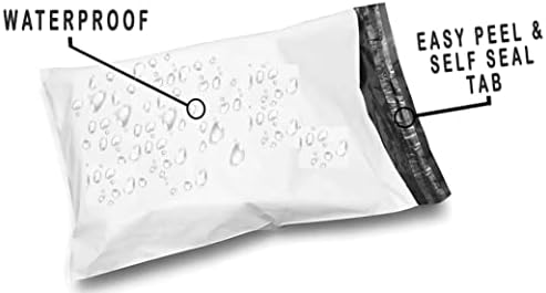 Солза Доказ Самолепливи Лесно Кора 10, 5х7, 5 инчи, Пакување на 1000 Курир Поли Кеси Коверти За Пакување, Рефус Превозот, Мејлинг