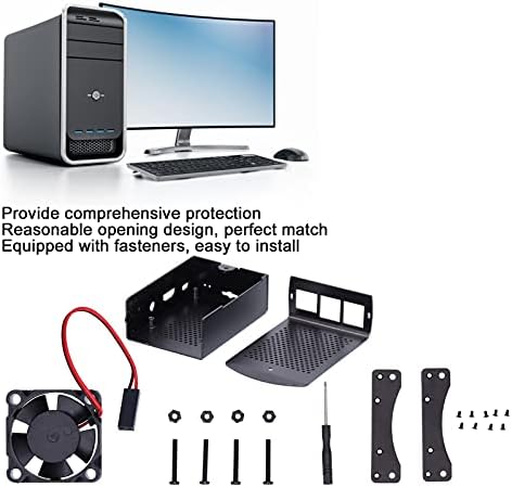 Матична плоча Raspberry Pi, електрични кутии, канали и фитинзи Електрични кутии со метална алуминиумска легура 2/3 Генерација