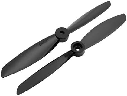 X-Ree Pare 6 x 4,5 инчи 2-Vanes CW CCW RC Aircraft Proplerer Black W Doad Adapter (Coppia 6 x 4,5 Polici 2-Vanes CW CCW RC Elica