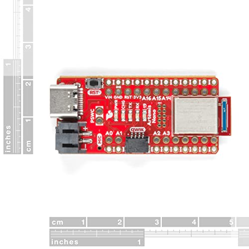 Одбор за развој на учење на машини на Sparkfun Redboard Artemis Nano Machine вклучува BLE 1 MEGABYTE на Flash USB-C QWIIC I2C