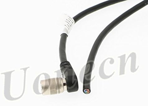 Нов Basler AVT Gige CCD Индустриски кабел за напојување со десен агол 6 пински женски да отвори 3 метри