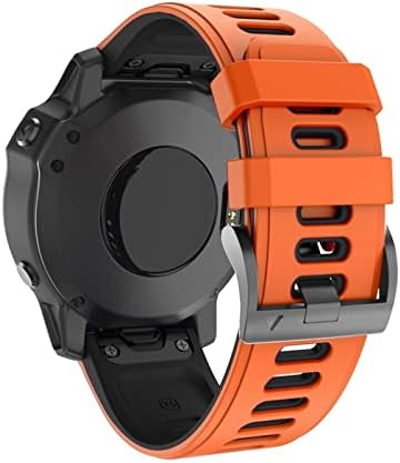 XJIM 22 26mm Ремен За Часовник За Брзо вклопување За Garmin Fenix 6X Pro Гледајте Силиконски Лесен Зглоб За Феникс 6 Pro Ремен За Часовници