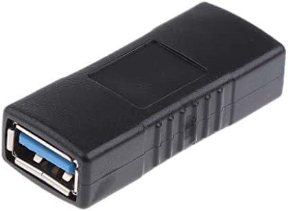 Baoblaze USB 3.0 Type A женски/женски адаптер спојник Пол менувач-конектор црно