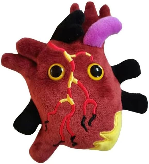 Гигантски Микроби Срцеви Заболувања Кадифен-Дознајте Повеќе За Здравјето На Срцето И Кардиоваскуларниот Систем Со Овој Едукативен Подарок