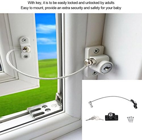 Заклучување на кабел за безбедност на прозорецот Viagasafamido, Безбедносно заклучување на брави за безбедност на брави за безбедност