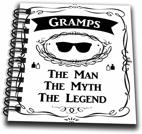 3Д роза Грампс Човекот Мит Легендата Забава Забава Смешна дедо дедо Подарок мини белешка