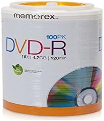 Memorex 4,7 GB/16x DVD-R 50-пакет вретено