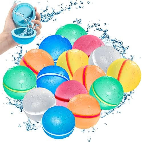 Сопицид балони за вода за еднократно користење за деца, брзо пополнете силиконски магнетски балон на отворено играчки на возраст 3+ момче