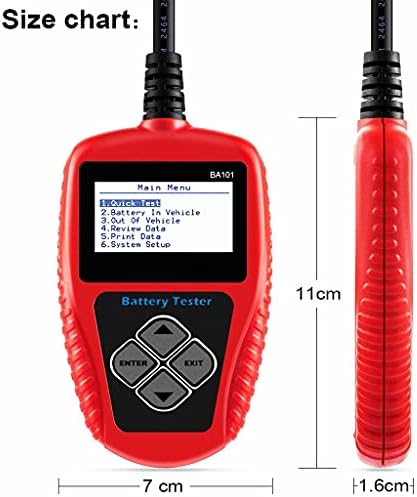 ZYZMH BA101 12V Анализатор на тестер