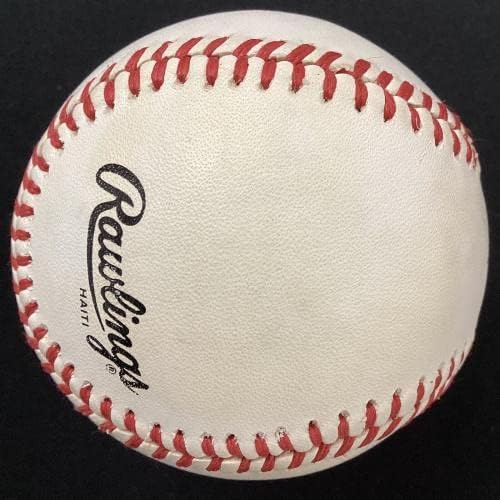 Мики Мантл Вили Мејс Дјук Снајдер потпишан бејзбол WDW Autograph HOF WSC JSA - автограмирани бејзбол