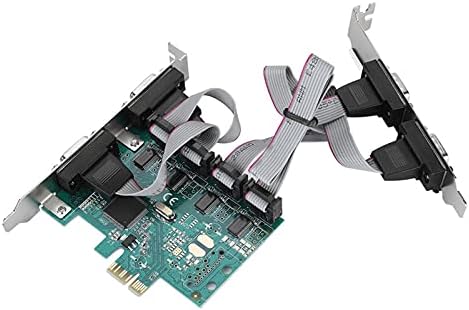 Адаптер картичка PCI E адаптер PCB PCI E до RS232 4 Портска сериска порта конвертор PCI за експресна контролорна адаптер за проширување