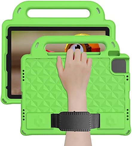 Таблет куќиште за таблети таблети Компатибилен со iPad Air 4 10.9 , лесен шок -отпорен деца пријателски расположен на целото тело EVA заштитна капа за капаци и рамо за ленти