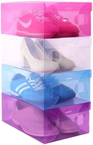 Чевли кутија за складирање Организатор за приказ на решетката за чевли за чевли за чевли за чевли про transparentирен пропустлив фиоки за фиоки