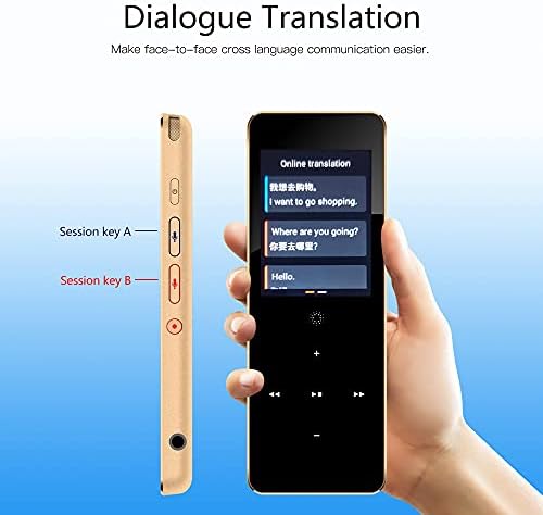 WENLII 89 Јазици X1 Гласовно Снимање Уред За Поддршка Инстант Двонасочен Превод WiFi/Жариште/Офлајн со 2,0 Инчи