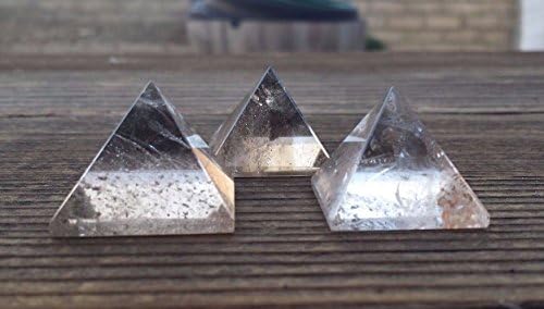 [А&засилувач;С Кристали] ЧАД КВАРЦ природни мали скапоцени камења кристална пирамида 20-22