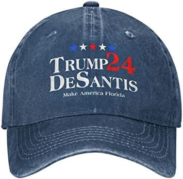 GHBC Trump Desantis 2024 возрасни бејзбол капа жена тато капа прилагодлива машка каубојска капа