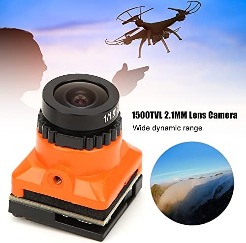 VBestlife FPV камера, висока дефиниција 1500TVL 2.1 mm леќи OSD за FPV Quadcopter дрон портокал