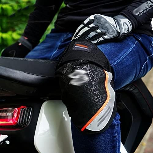 CCBUY Мотоцикл Заштита На Колена Скутер Заштитни Влошки Заштитник За Колена Велосипед Колена Мото Опрема Мажи Топло