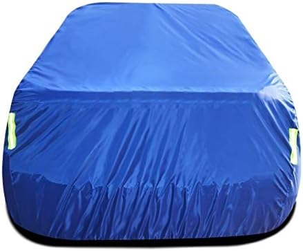 Заштитна обвивка Комплетна покривка на автомобилот компатибилен со Toyota Tercel Body Cover Tarpaulin Car Raincaat Облека Оксфорд ткаенина Покријте ја покривката на дождот за сончање