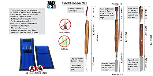 AMX3d Pro Одделение Плус 3d Печатач Алатка Комплет - СИТЕ 3d Алатки за Печатење &засилувач; Додатоци Потребни За Отстранување, Чистење