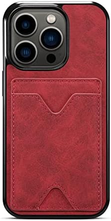 Case LVCRFT Case за iPhone 14/14 Plus/14 Pro/14 Pro Max, Premium Leather Magnetic Class Kickstand Shockprofof Cover, со заштитен ракав за ракав