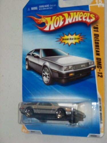 Hotешки тркала Делореан DMC-12 2010 Нови модели 81 DeLorean DMC-12 Прво издание 1:64 Collectible Collectible Die Cast Car 15