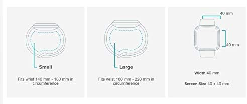 Fitbit Versa 2 Health & Fitness Smartwatch со отчукувања на срцето, музика, вграден Alexa, следење на спиење и пливање, камен/магла сива,