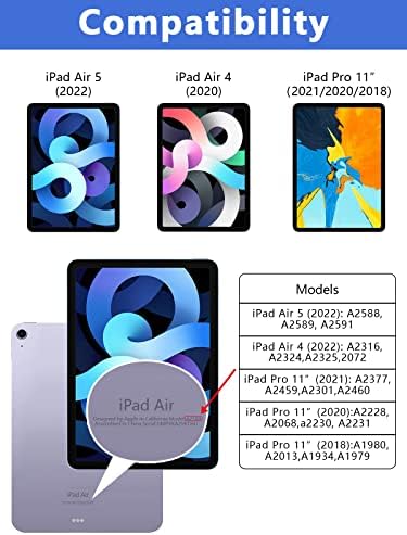 Филтер за екранот за приватност за iPad Air 5/4 10.9 инчи, штит за екранот за приватност iPad Pro 11 инчи Отстранлив и еднократно