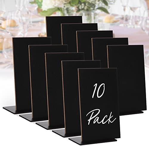 10 пакувања празно дрвени броеви со столб, броеви за свадбени табели Име картичка, знаци на броеви на табела за свадба, декорација