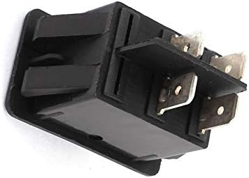 AEXIT DC 12V прекинувачи на зелена светлина DPST Вклучено/Исклучено 4pin Snap во Foglight Foot Switchs Rocker Switch